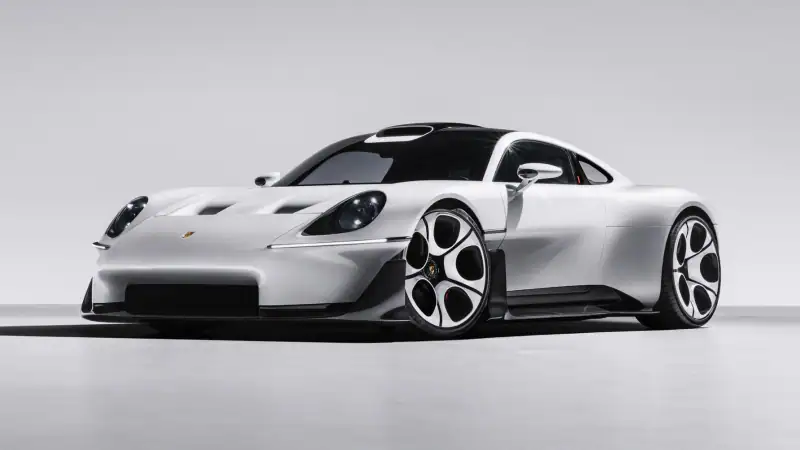 Porsche Mission S swaps digital display for a tachometer with a physical needle