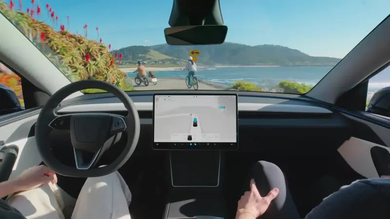 Tesla driver says he was asleep with FSD on when car hit police cruiser